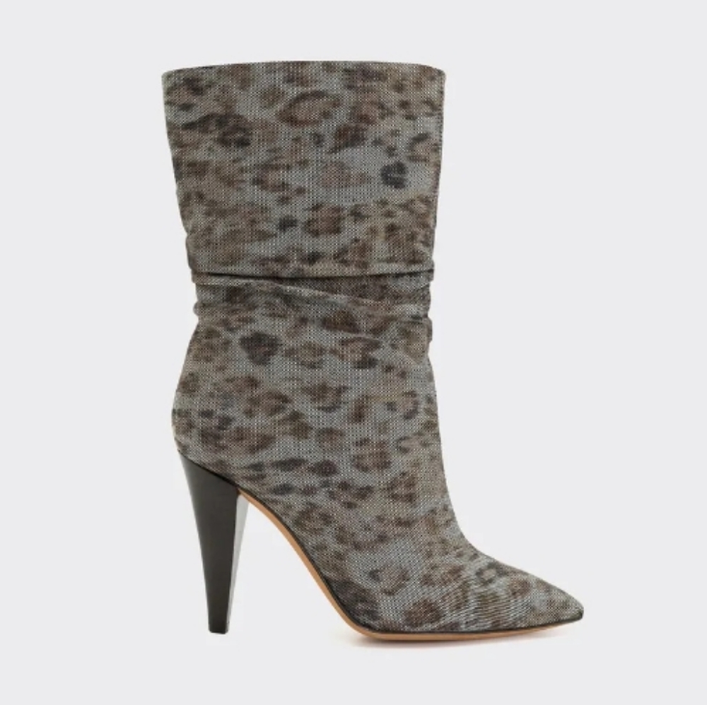 IRO  LEOPARD BOOTS